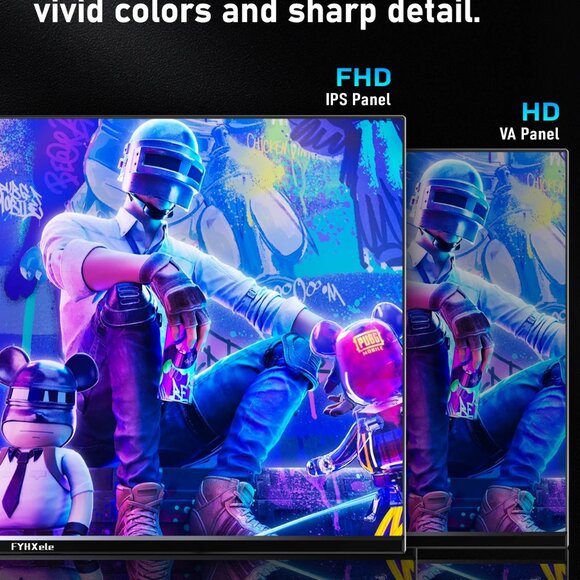 24Inch 180Hz Gaming Monitor 1K FHD Computer Display 1ms Response Time Eye Care S - Picture 2 of 13